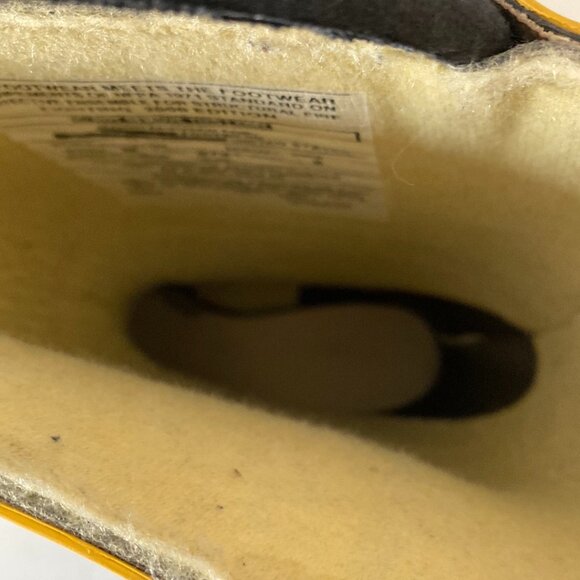 Fire Fighter Steel Toe Rubber Boots Sz 8 Made in Canada 14"High 2000 Edition NOS - Picture 10 of 11